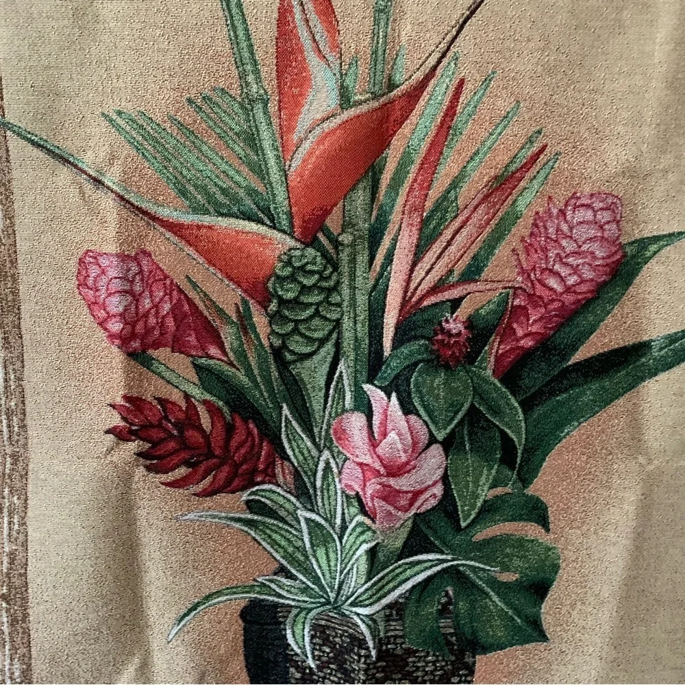 Tropical Garden fine Art Tapestry